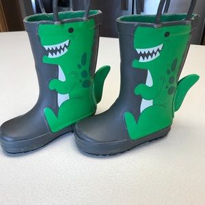 Toddler Bane Dinosaur Rain Boots Cat 